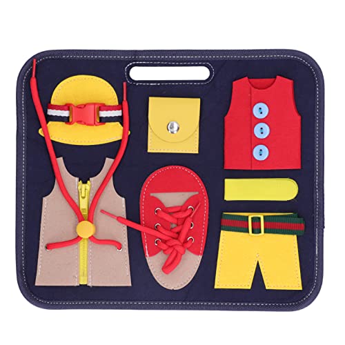 Montessori -Busy Board Safe Filzmaterial Farbe Kognition Handauge Koordination für Kinder über 3 Montessori -Busy Board Safe Filzmaterial Farbe Kognition Handauge Koordination für Kinder über 3 von Jerliflyer
