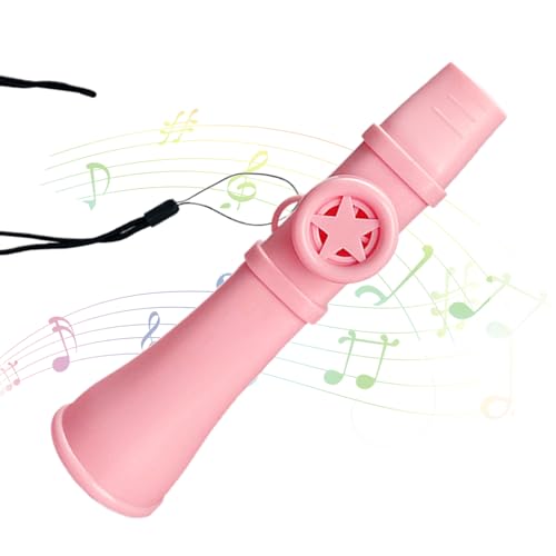 Jeruytgh Kazoo für Kinder – Backpacking Kazoo Mundstück in Lebensmittelqualität – rutschfestes, bequemes Musikspielzeug für tägliche Übungen, Outdoor-Ausflüge, Partys, Begleitung von Jeruytgh