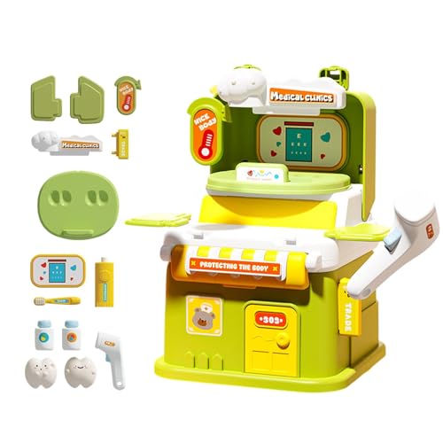Kids Learning Activities | Cognitive Development Toys | Pretend Play Doll House | Educational Toys | Educational Toys | Portable Design with a Handle for Easy Storage and Carrying The Go von Jeruytgh