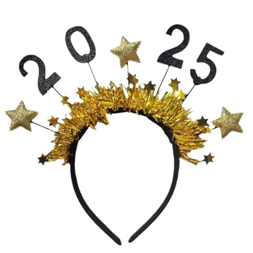 Neujahr Haarschmuck 2025 | 2025 Stirnbänder | Glitzer Happy New Year Stirnband 2025 | 2025 Start Year Eve Haarschmuck | Silvester Tiara Stirnband 2025 | Bequem für Silvesterversammlungen Neujahr Haarschmuck 2025 | 2025 Stirnbänder | Glitzer Happy New Year Stirnband 2025 | 2025 Start Year Eve Haarschmuck | Silvester Tiara Stirnband 2025 | Bequem für Silvesterversammlungen von Jeruytgh