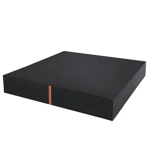 Sandkastenabdeckung mit vollem Abdeckungsdesign, 150x150x20 cm, hölzerner Sandbox-Beschützer im Freien, Sandgrube, UV-resistent, für Terrasse, Garten, Garten oder Spielbereiche von Jeruytgh