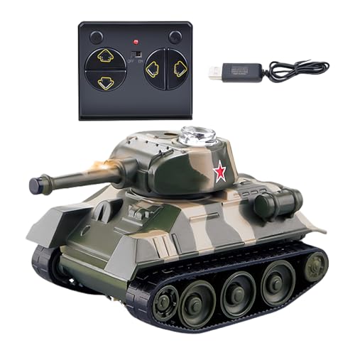 Spielzeug Des Fernbedienungskontrollpanzers, Bildungsschlacht Tank, STEM-Lernen RC-Fahrzeug, Simulationsgetriebener Realismus, Praktisch Zu Bedienen, 6,8x4x3,9 Cm, Für Aktivitäten Mädchen Schla von Jeruytgh
