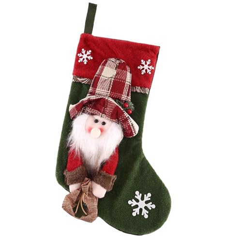 Weihnachtsstrümpfe | Weihnachten Deluxe Santa Stocking | Weihnachtsstrümpfe Custom | Neuheit Strümpfe | Weihnachtsdekorationen Strümpfe | Kaminbehang Strumpf für Urlaubsdekoration von Jeruytgh