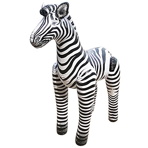 Jet Creations Aufblasbares Safari-Tier, Zebra, 152,4 cm, stehend, Bühnenrequisite, Geschenke, Spielzeug, Dekorationen, an-ZEB6 Jet Creations Aufblasbares Safari-Tier, Zebra, 152,4 cm, stehend, Bühnenrequisite, Geschenke, Spielzeug, Dekorationen, an-ZEB6 von Jet Creations