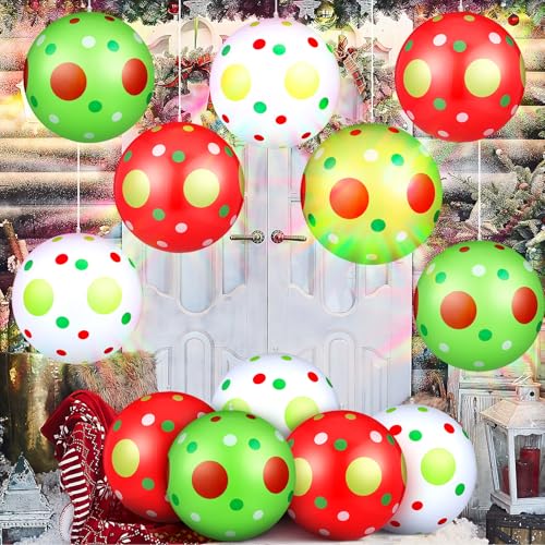 Jetec 12 Stück Karnevals-Zirkusdekorationen, 30,5 cm, aufblasbarer hängender Ball, PVC, große leuchtende Kugel-Ornamente für Karneval, Clown, Zirkus, Motto-Party, Gastgeschenk, Klassenzimmer Jetec 12 Stück Karnevals-Zirkusdekorationen, 30,5 cm, aufblasbarer hängender Ball, PVC, große leuchtende Kugel-Ornamente für Karneval, Clown, Zirkus, Motto-Party, Gastgeschenk, Klassenzimmer von Jetec