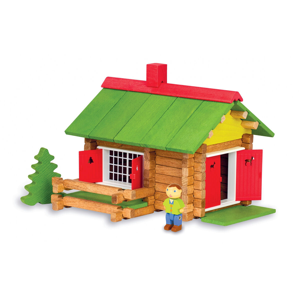 Actionfiguren Jeujura My Wooden Chalet 100 Stücke Playset Actionfiguren Jeujura My Wooden Chalet 100 Stücke Playset von Jeujura
