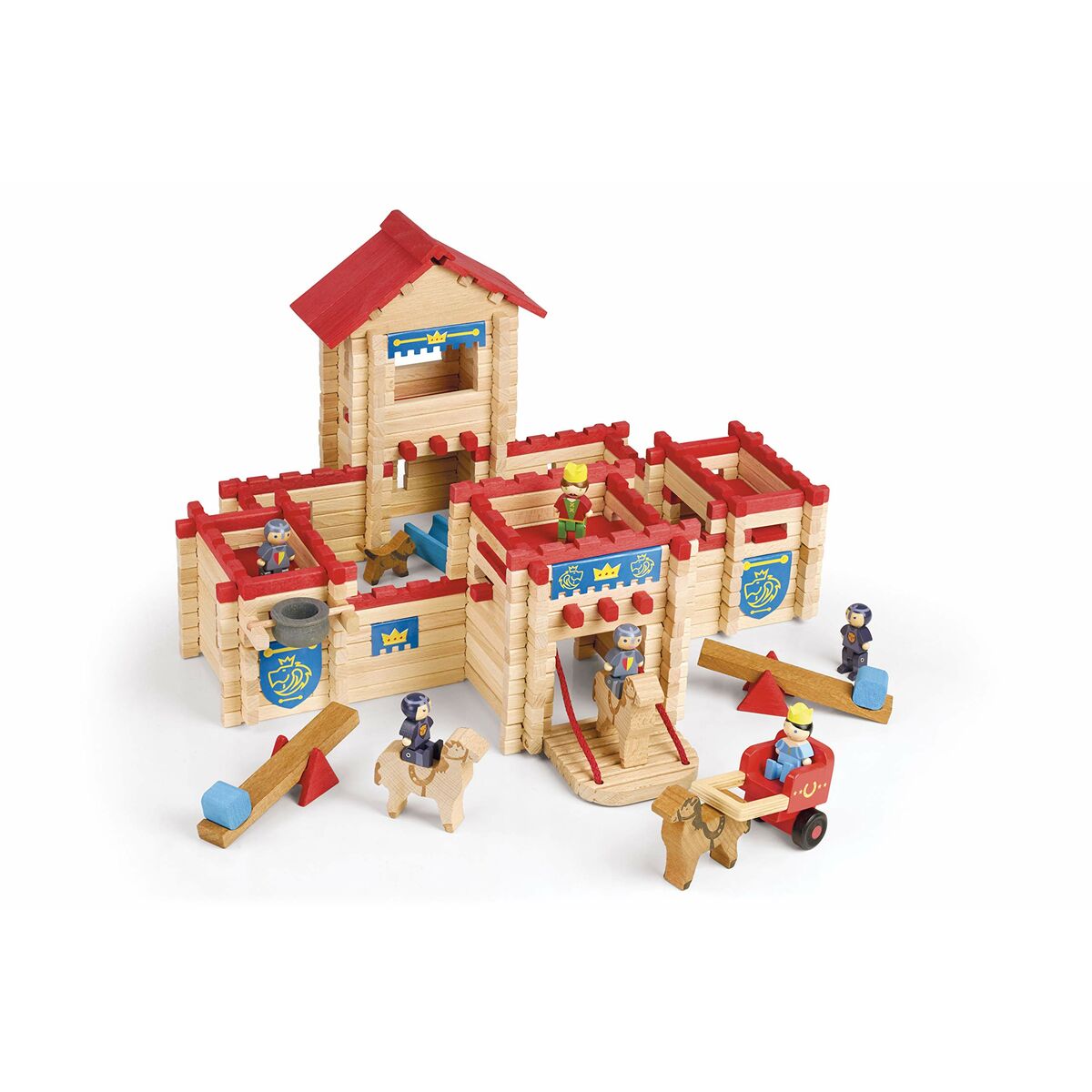 Actionfiguren Jeujura The Wooden Castle Fort 300 Stücke Playset Actionfiguren Jeujura The Wooden Castle Fort 300 Stücke Playset von Jeujura