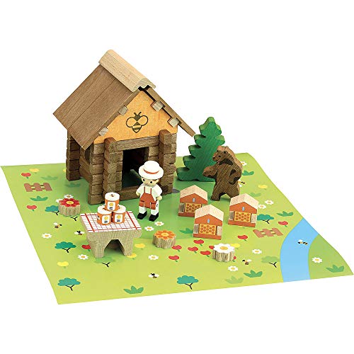 Jeujura-8223-MAISON du Honig, 50 Teile, Holzbauspiel 8223 Jeujura-8223-MAISON du Honig, 50 Teile, Holzbauspiel 8223 von Jeujura