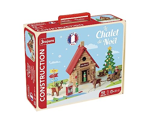 Jeujura - Das Weihnachtshaus – 90 Teile – Bauspiele im Koffer aus Karton – ab 5 Jahren – Beweglichkeit – Kreativität – Handhabung – inklusive Katalog – 8094 Jeujura - Das Weihnachtshaus – 90 Teile – Bauspiele im Koffer aus Karton – ab 5 Jahren – Beweglichkeit – Kreativität – Handhabung – inklusive Katalog – 8094 von Jeujura