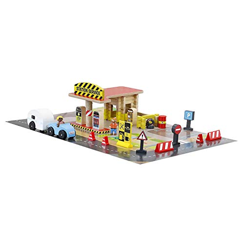 Jeujura J8221 Station Service-80 pièces Zubehör für Babypuppen, bunt von Jeujura