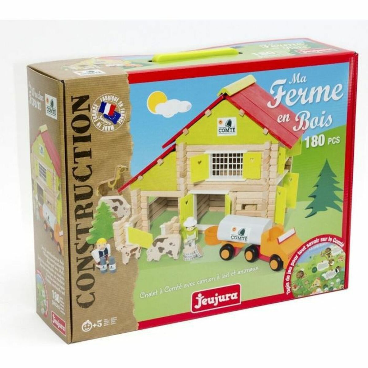 Playset Jeujura My Wooden Farm 180 Stücke Playset Jeujura My Wooden Farm 180 Stücke von Jeujura