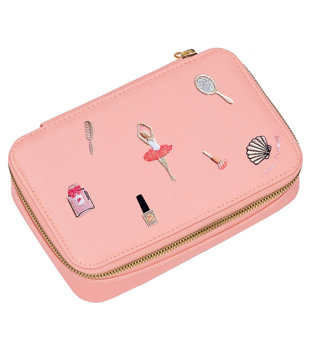 Jeune Premier Federtasche m. Inhalt - Schmuckschatulle Pink - Jeune Premier - One Size - Federmäppchen von Jeune Premier