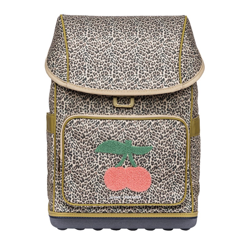 Jeune Premier Schulranzen Ergomaxx Leopard Cherry von Jeune Premier