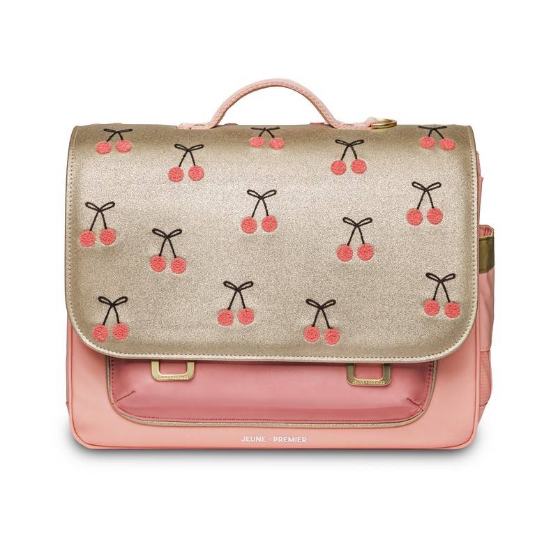 Jeune Premier Schulranzen It Bag Midi Cherry Pompon von Jeune Premier