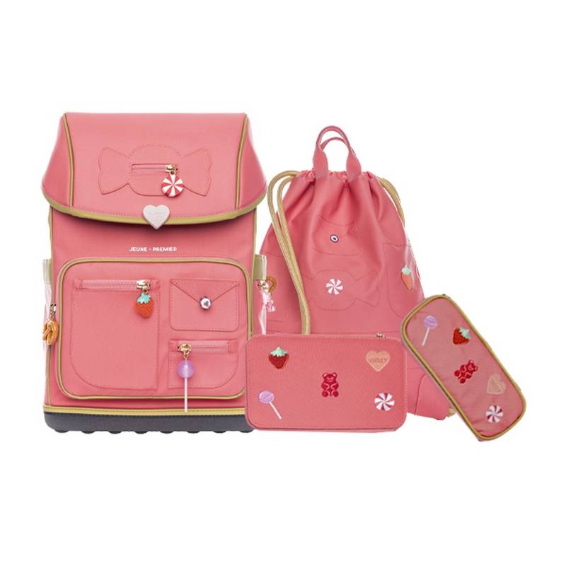 Jeune Premier Schulranzen-Set Ergomaxx Candy 4tlg. von Jeune Premier