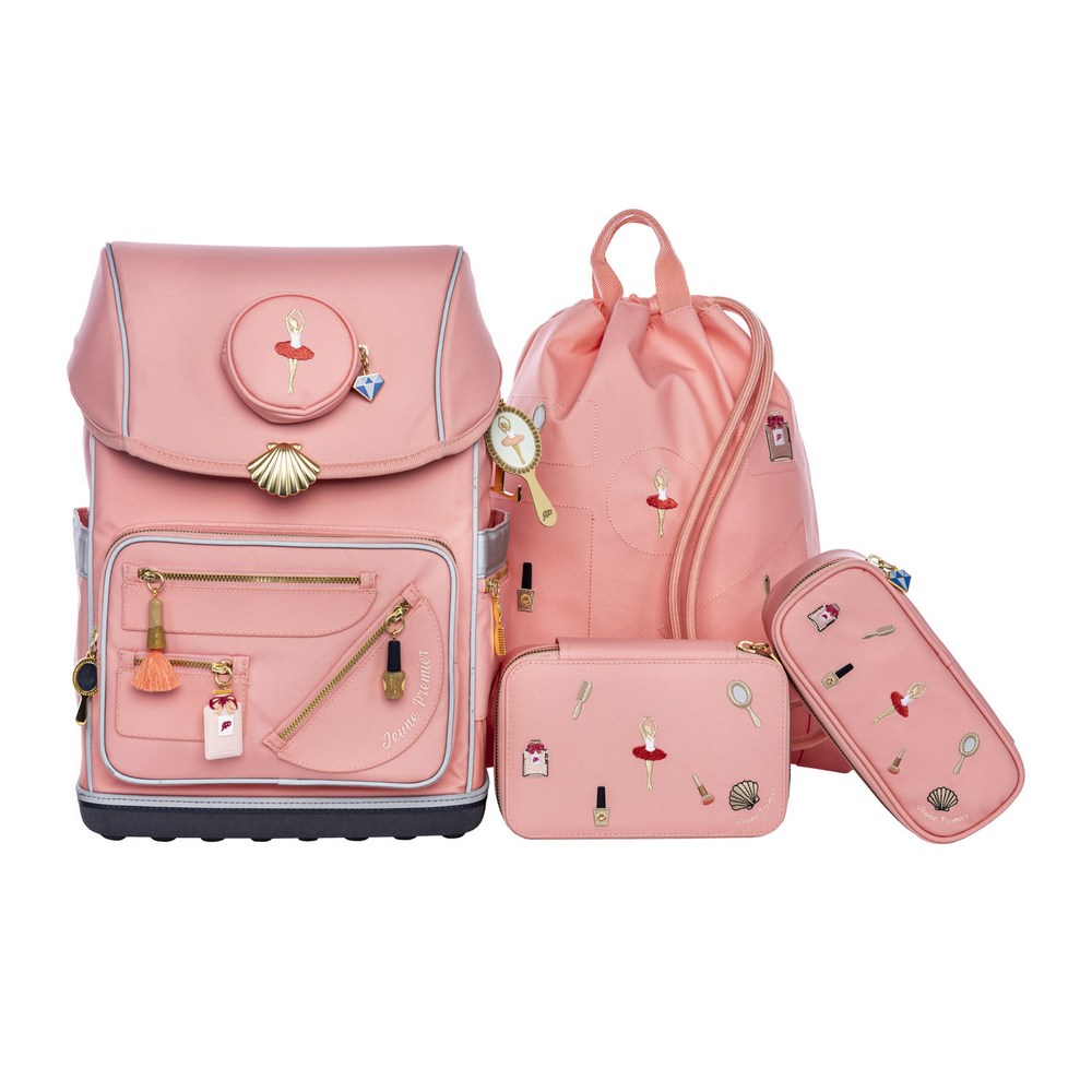 Jeune Premier Schulranzen-Set Ergomaxx Jewellery Box Pink 4tlg. von Jeune Premier