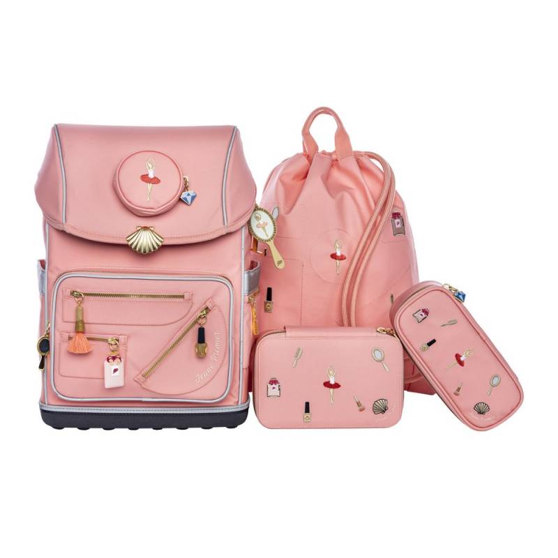 Jeune Premier Schulranzen-Set Ergomaxx Jewellery Box Pink 4tlg. von Jeune Premier