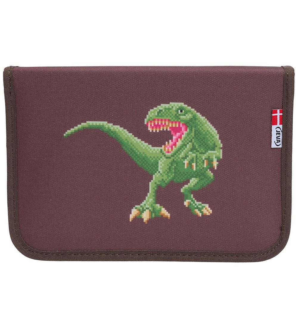 Jeva Federmäppchen m. Inhalt - Onezip - Pixel Rex - Jeva - One Size - Federmäppchen von Jeva