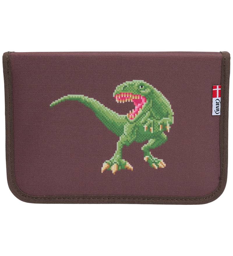 Jeva Federmäppchen m. Inhalt - Onezip - Pixel Rex - Jeva - One Size - Federmäppchen von Jeva