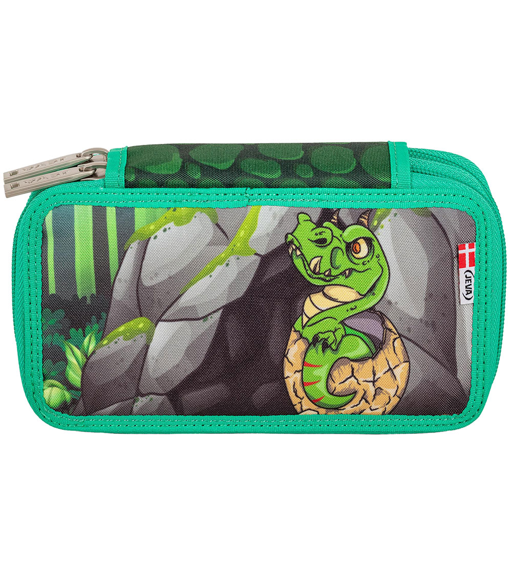 Jeva Federmäppchen m. Inhalt - Twozip - Drache Draco - Jeva - One Size - Federmäppchen Jeva Federmäppchen m. Inhalt - Twozip - Drache Draco - Jeva - One Size - Federmäppchen von Jeva