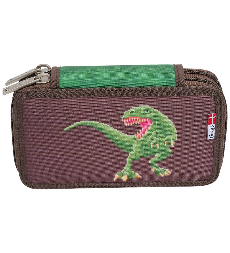 Jeva Federmäppchen m. Inhalt - Twozip - Pixel - Jeva - One Size - Federmäppchen von Jeva