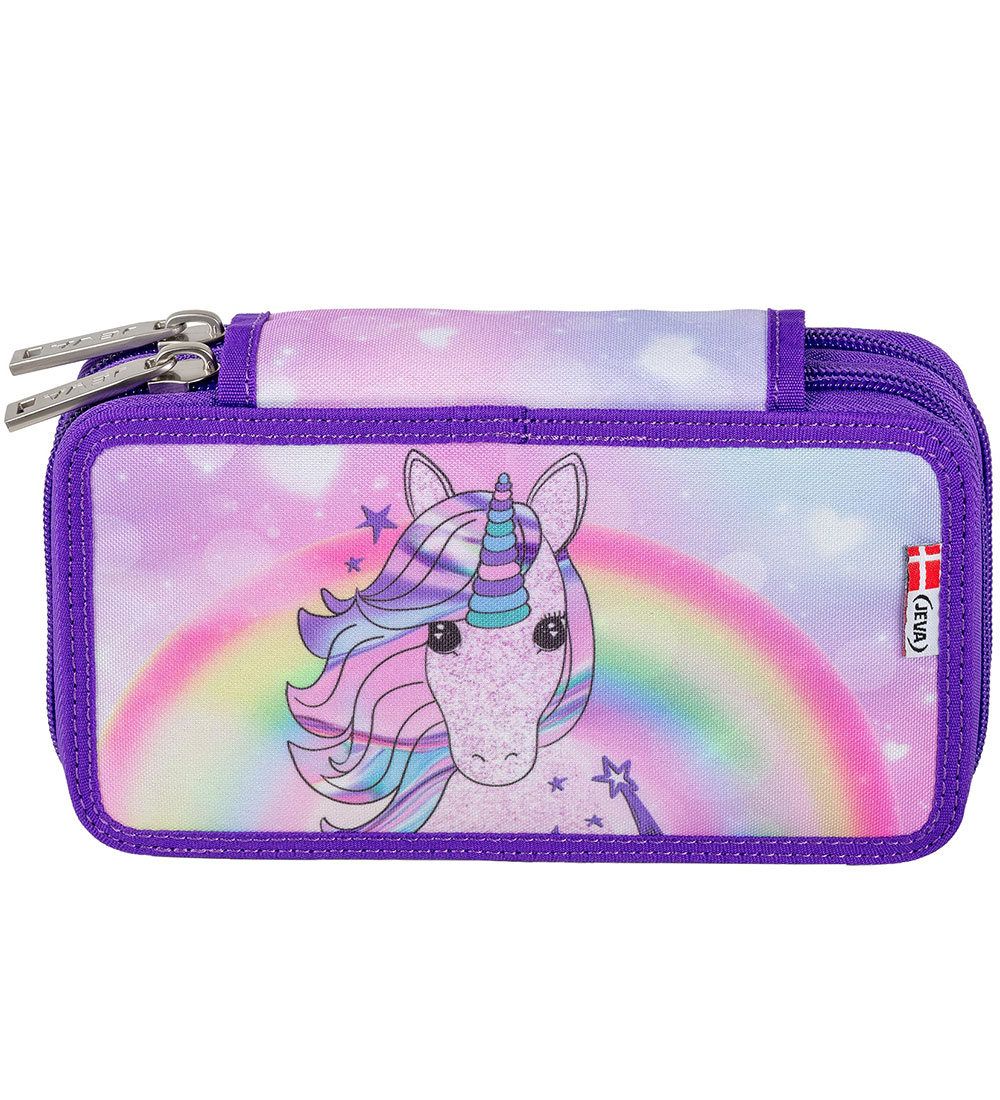 Jeva Federmäppchen m. Inhalt - Twozip - Unicorn - Jeva - One Size - Federmäppchen Jeva Federmäppchen m. Inhalt - Twozip - Unicorn - Jeva - One Size - Federmäppchen von Jeva