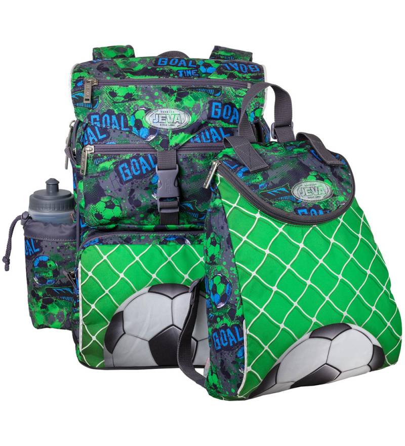 Jeva Schulranzen - Anfänger - Fußball - Jeva - One Size - Schulranzen Jeva Schulranzen - Anfänger - Fußball - Jeva - One Size - Schulranzen von Jeva