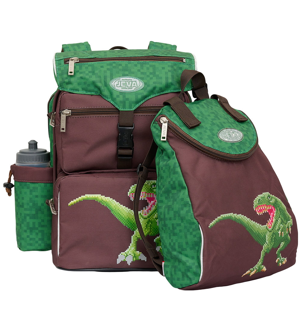 Jeva Schulranzen - Anfänger - Pixel Rex VER 2 - Jeva - One Size - Schulranzen von Jeva