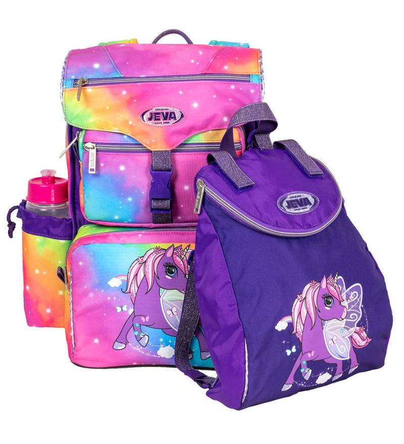 Jeva Schulranzen - Anfänger - Rainbow Alicorn - Jeva - One Size - Schulranzen Jeva Schulranzen - Anfänger - Rainbow Alicorn - Jeva - One Size - Schulranzen von Jeva