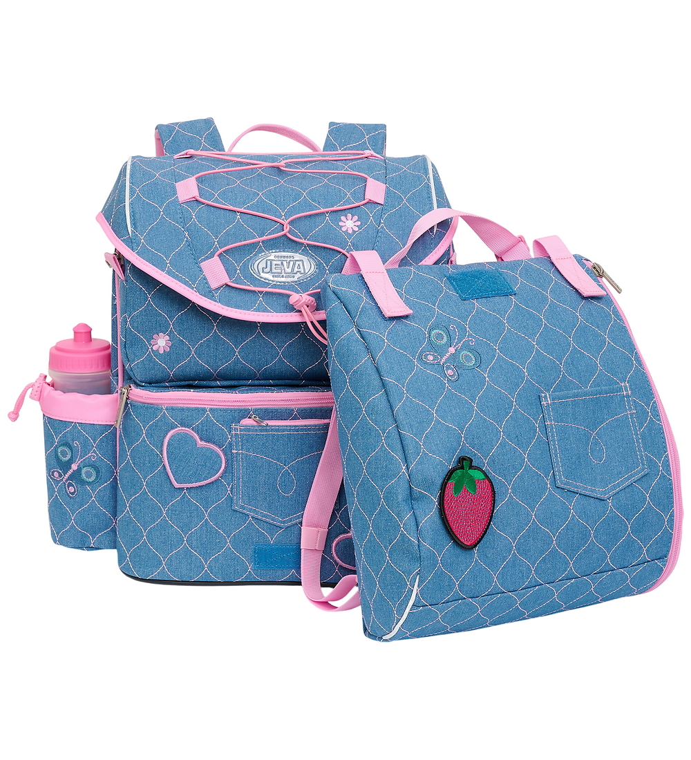 Jeva Schulranzen - Mittelstufe - Jeansmädchen - Jeva - One Size - Schulranzen Jeva Schulranzen - Mittelstufe - Jeansmädchen - Jeva - One Size - Schulranzen von Jeva