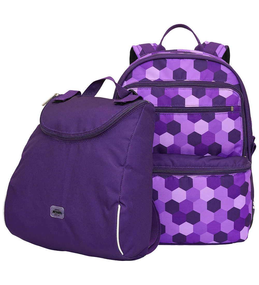 Jeva Schulranzen - Square - Purple Würfel - Jeva - One Size - Schulranzen Jeva Schulranzen - Square - Purple Würfel - Jeva - One Size - Schulranzen von Jeva