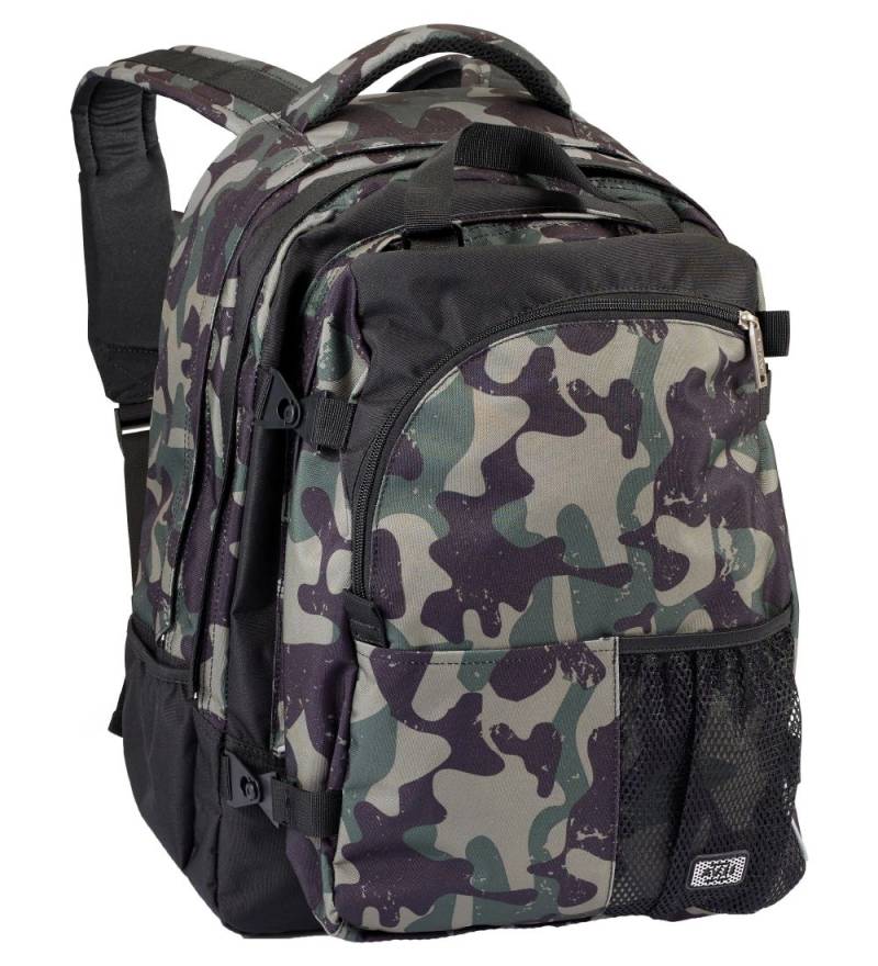 Jeva Schulranzen - Supreme+ - Green Tarnmuster - Jeva - One Size - Schulranzen Jeva Schulranzen - Supreme+ - Green Tarnmuster - Jeva - One Size - Schulranzen von Jeva
