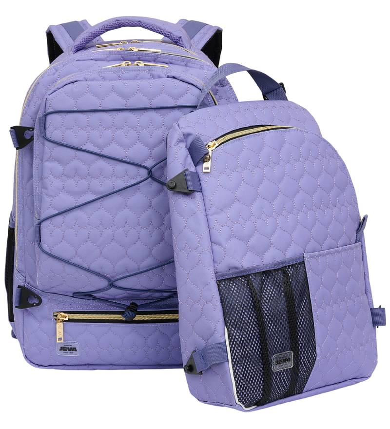 Jeva Schulranzen - Supreme+ - Lavender Quilt - Jeva - One Size - Schulranzen Jeva Schulranzen - Supreme+ - Lavender Quilt - Jeva - One Size - Schulranzen von Jeva