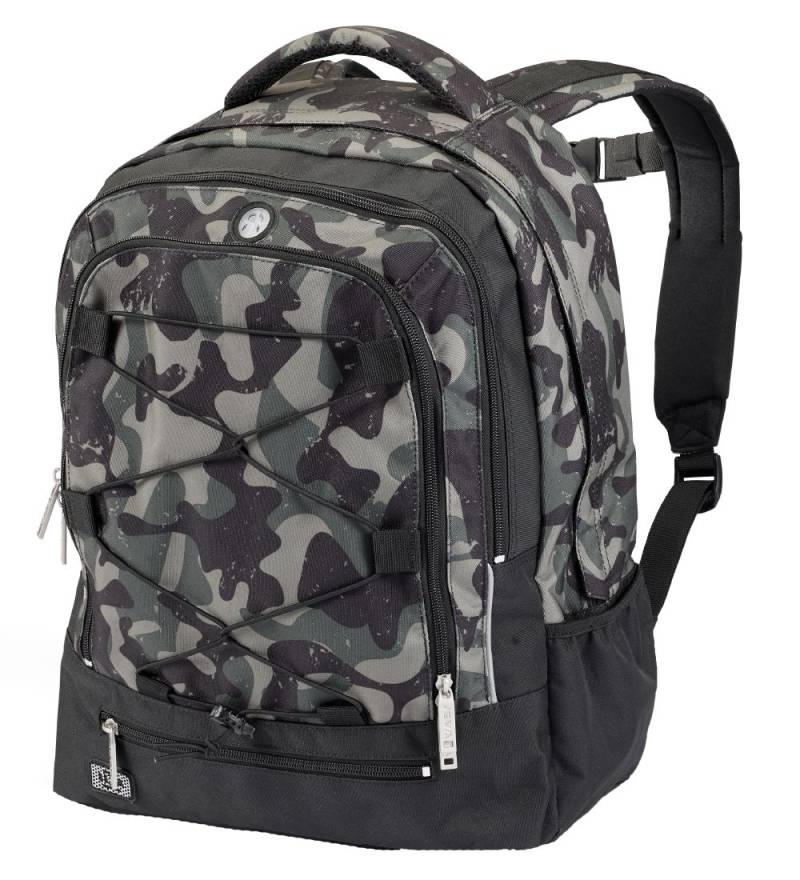 Jeva Schulranzen - Survivor - Green Tarnmuster - Jeva - One Size - Schulranzen Jeva Schulranzen - Survivor - Green Tarnmuster - Jeva - One Size - Schulranzen von Jeva