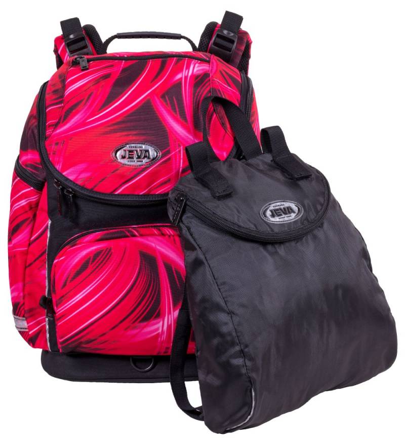 Jeva Schulrucksack - U-turn - Pink Lightning - Jeva - One Size - Schulranzen Jeva Schulrucksack - U-turn - Pink Lightning - Jeva - One Size - Schulranzen von Jeva