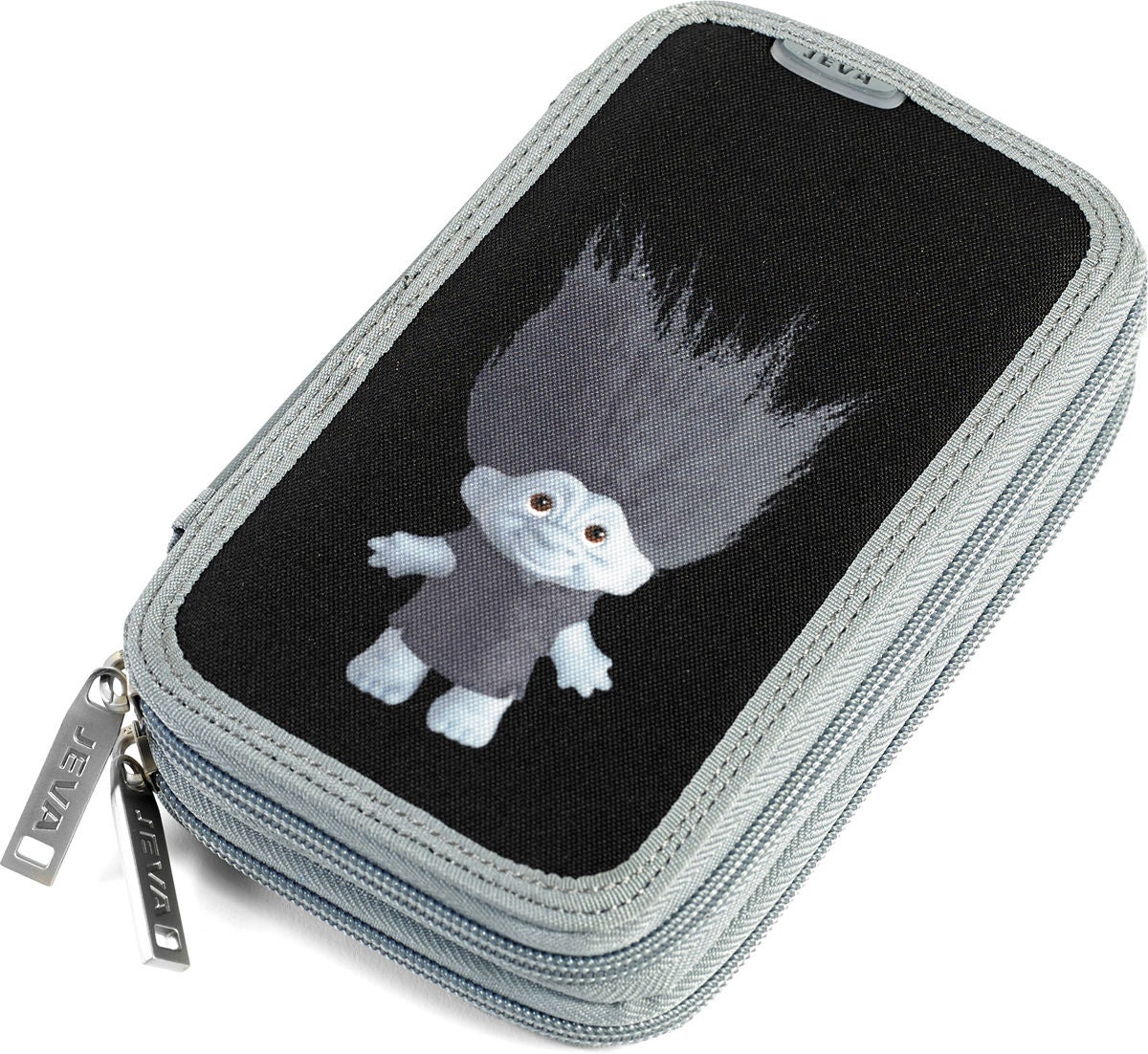 Jeva Twozip Federmäppchen Troll, Schwarz Jeva Twozip Federmäppchen Troll, Schwarz von Jeva