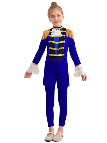 Jhaoyu Kinder Mädchen Zirkusdirektor Kostüm Langarm Dompteur Frack Zirkus Jacke Mit Lange Hose Set Karneval Weihnachten Halloween Verkleidung Königsblau 158-164 Jhaoyu Kinder Mädchen Zirkusdirektor Kostüm Langarm Dompteur Frack Zirkus Jacke Mit Lange Hose Set Karneval Weihnachten Halloween Verkleidung Königsblau 158-164 von Jhaoyu