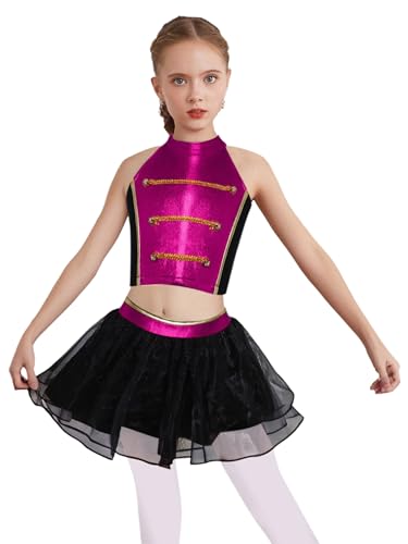 Jhaoyu Mädchen Zirkus Kostüme Set Pailletten ärmellos Crop Top mit Tuturock Weihnachts Ehrengarde Zirkusdirektor Cosplay Fasching Karneval Kostüm Hot Pink 122-128 Jhaoyu Mädchen Zirkus Kostüme Set Pailletten ärmellos Crop Top mit Tuturock Weihnachts Ehrengarde Zirkusdirektor Cosplay Fasching Karneval Kostüm Hot Pink 122-128 von Jhaoyu