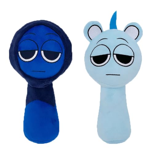 2 PCS S-prunk Plush,Cute Plushies,S-prunk Plushies Kuscheltier Plüschspielzeug,Kuscheliger weicher Plüsch,Robust & Umweltfreundlich für Kinder und Spielefans-Blau von JhavexToy