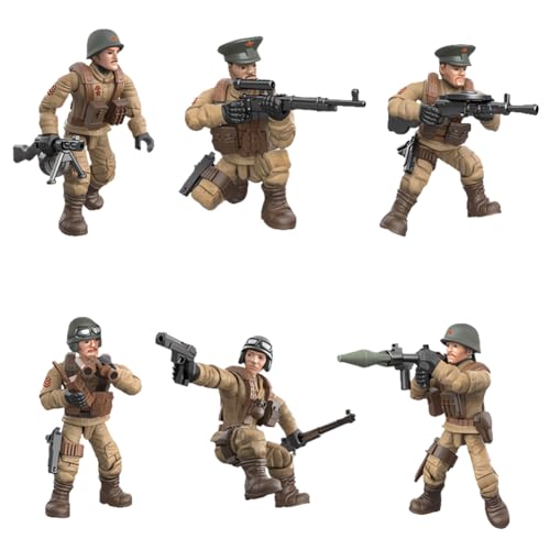 6 Stück Mini-Militär Actionfiguren,Soldaten-Actionfiguren,Militär Soldaten,Actionfigur Armee Soldaten Figuren,Abnehmbare Soldatenfiguren,mit Mehreren militärischen Waffenzubehör, Partyzubehör 6 Stück Mini-Militär Actionfiguren,Soldaten-Actionfiguren,Militär Soldaten,Actionfigur Armee Soldaten Figuren,Abnehmbare Soldatenfiguren,mit Mehreren militärischen Waffenzubehör, Partyzubehör von JhavexToy