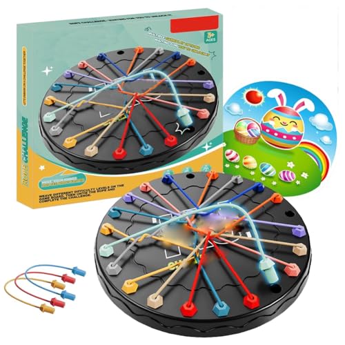 Brainy Knots Rope Untangling Puzzle-Brettspiel,Rope Challenge Puzzle,Logik Strategiespiel Logik Spiele Knot,Strategiespiel für Kinder ab 3 Jahre,Familienspiele für Kinder und Erwachsene Brainy Knots Rope Untangling Puzzle-Brettspiel,Rope Challenge Puzzle,Logik Strategiespiel Logik Spiele Knot,Strategiespiel für Kinder ab 3 Jahre,Familienspiele für Kinder und Erwachsene von JhavexToy