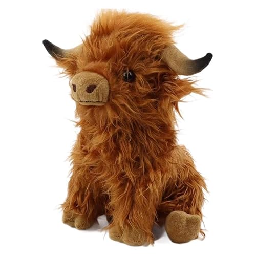 JhavexToy Highland Cow Braunes Plüschtier,28cm Kuscheltier Hochlandkuh,Hochlandkuh Plüschtier, Highland Cow Plush Toy, Hochlandkuh Weichpuppen, Niedliches Plüschtier Geschenke Für Kinder & Erwachsene JhavexToy Highland Cow Braunes Plüschtier,28cm Kuscheltier Hochlandkuh,Hochlandkuh Plüschtier, Highland Cow Plush Toy, Hochlandkuh Weichpuppen, Niedliches Plüschtier Geschenke Für Kinder & Erwachsene von JhavexToy