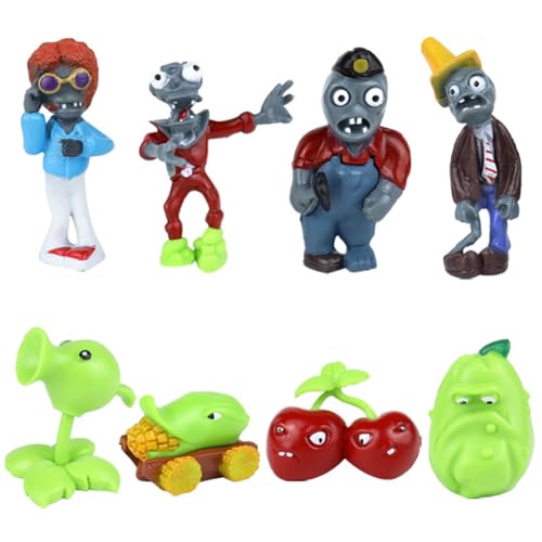 Zombies Cupcake Figuren, Zombie Battle Figuren Zombies Figuren Set 8 Stück Zombies Figuren Tortendeko Zombies Kuchendekoration für Party Liefert für Kindergeburtstag Deko von JhavexToy