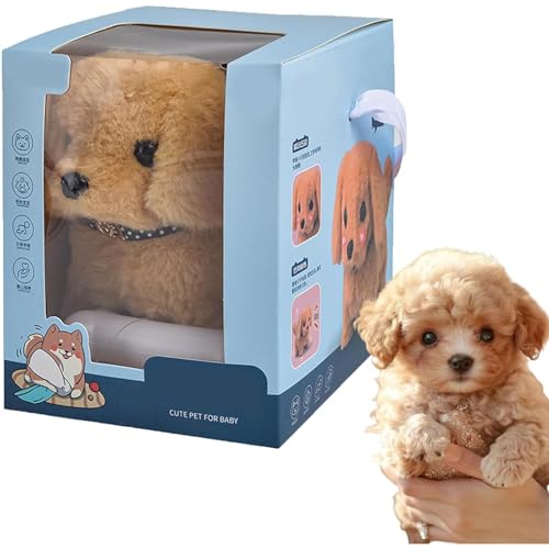 Jhbsou Robot Dog, Nicoo - My Realistic Robot Puppy, Ai Robotic Dog That Acts Like a Real Puppy, Cute Soft Robotdog That Walk and Bark - Walking, Barking, Tail Wagging (F) von Jhbsou