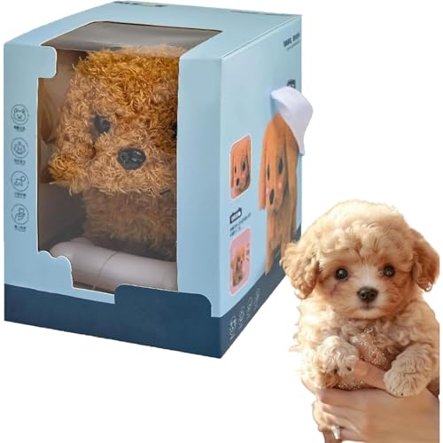 Jhbsou Robot Dog, Nicoo - My Realistic Robot Puppy, Ai Robotic Dog That Acts Like a Real Puppy, Cute Soft Robotdog That Walk and Bark - Walking, Barking, Tail Wagging (G) von Jhbsou