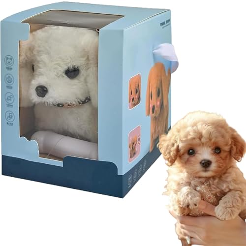 Jhbsou Robot Dog, Nicoo - My Realistic Robot Puppy, Ai Robotic Dog That Acts Like a Real Puppy, Cute Soft Robotdog That Walk and Bark - Walking, Barking, Tail Wagging (H) von Jhbsou