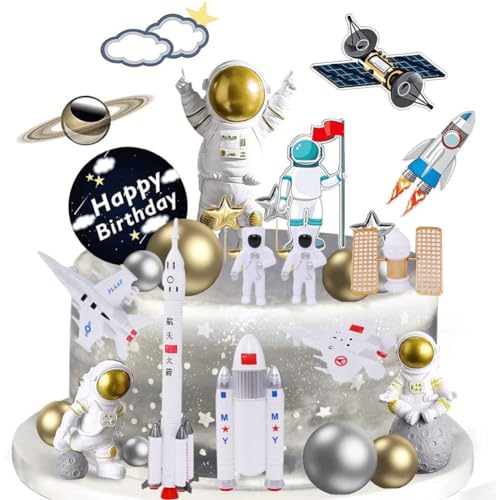 35 Stück Astronauten Tortendeko,Weltraum Cupcakes Raum Cake Topper Raketen Asteroiden Kuchen Thema Szene Figuren Ornamente,Geburtstagsfeier Party Dekoration Supplies für Kinder Geburtstagstorte 35 Stück Astronauten Tortendeko,Weltraum Cupcakes Raum Cake Topper Raketen Asteroiden Kuchen Thema Szene Figuren Ornamente,Geburtstagsfeier Party Dekoration Supplies für Kinder Geburtstagstorte von Sudsty