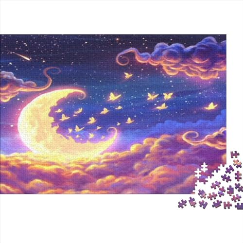 Ästhetischer Sternenhimmel Puzzle 1000-teilige Schwer Puzzle Spielzeug Lernspiel Impossible Herausforderungsspielzeug Für Erwachsene Und Kinder Ab 14 Jahren 1000pcs (75x50cm) von JiaTexJourney