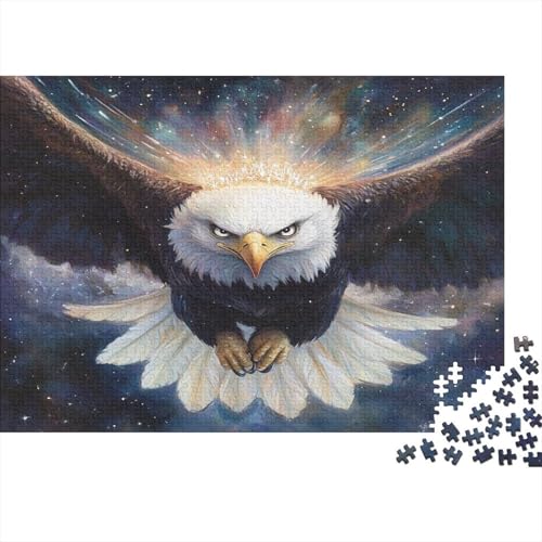 Adler Puzzle 1000 Teile Schwer Puzzle Spielzeug Lernspiel Impossible Adler in Flight Herausforderungsspielzeug Für Erwachsene Und Kinder Ab 14 Jahren 1000pcs (75x50cm) von JiaTexJourney