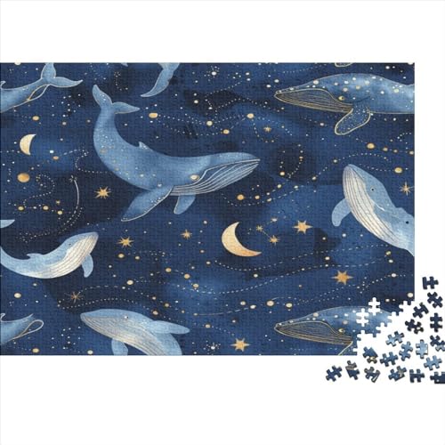 Cute Wal Puzzle 1000-teilige Schwer Puzzle Spielzeug Lernspiel Impossible Herausforderung Spielzeug Für Erwachsene Und Kinder in Bewährter 1000pcs (75x50cm) von JiaTexJourney